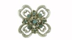Peacock Quatro Ring (Silver/Opal)